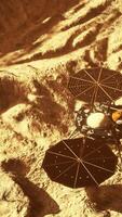 Insight Mars exploring the surface of red planet. Elements furnished by NASA. video