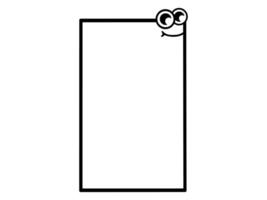 Frame Line Art Background Illustration vector