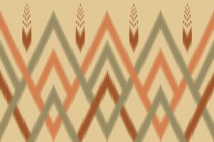 ikat geometric ethnic pattern. vector