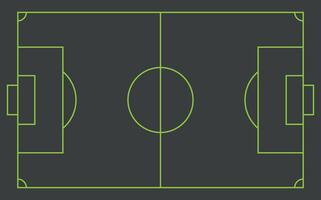 soccer field sport icon vector