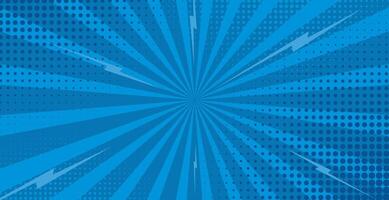 A blue background with a ray of light vector