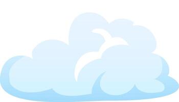 A soft fluffy cloud drifts lazily in the clear blue sky contributing to a peaceful and tranquil atmosphere on a sunny day vector