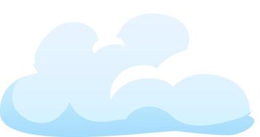 A light airy cloud drifts peacefully across the sky on a bright sunny day creating a serene atmosphere perfect for relaxation vector