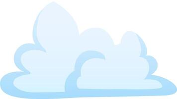 Fluffy white clouds drift lazily across a bright blue sky on a clear sunny day creating a serene and calming atmosphere that inspires relaxation vector