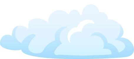Soft clouds float gently in a clear blue sky creating a peaceful atmosphere on a bright spring day ideal for outdoor activities and relaxation vector