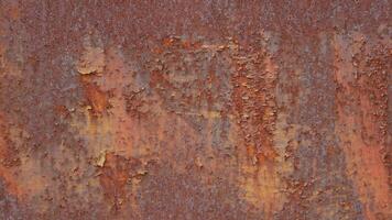 Rusty metal, Grunge metal background, Texture scratches and cracks, Iron surface full area. photo