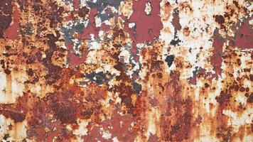 Rusty metal, Grunge metal background, Texture scratches and cracks, Iron surface full area. photo
