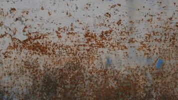 Rusty metal, Grunge metal background, Texture scratches and cracks, Iron surface full area. photo