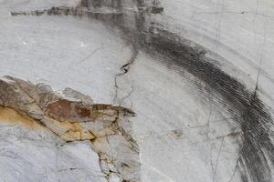 Circular Saw Blade marks on marble, Rustic marble texture, natural Matt marble, texture abstract background photo