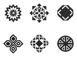 Set of geometric shapes vector