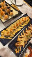 Rolling into flavor town with this fresh sushi. Each bite is a perfect blend of taste and artistry photo