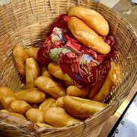 Fresh, crunchy, and filled with flavor, nothing beats a classic banh mi photo