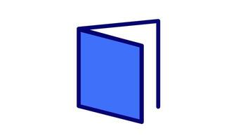 Looping animation of a notes document icon that flips open and closes, representing dynamic note taking in real time video