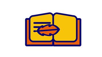 looping animation showing a pen writing on a document, ideal for note-taking, writing, or office-related visuals video