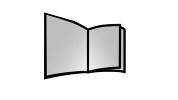 Looping animation of stacked books symbolizing knowledge, education, and learning resources video