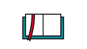 Looping animation of stacked books symbolizing knowledge, education, and learning resources video