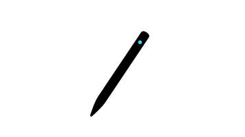 Looping animation of a pen marker, symbolizing highlighting, drawing, or creative sketching activities video