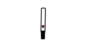 Looping animation of a pen marker, symbolizing highlighting, drawing, or creative sketching activities video