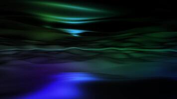 Abstract colorful wavy background with neon glow video