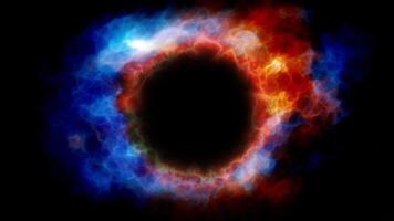 A halo around. Spark particle. Space tunnel. Color ellipse. Glint Glitter. Flicker loop movement. Empty hole. Glowing portal. Magic ball Slow rotation. Bright disk. video