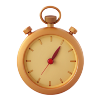 Golden Stopwatch Time Measurement, Countdown, Timer png