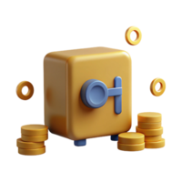 Secure Your Savings Unlocking Financial Growth with a Strong Safe png