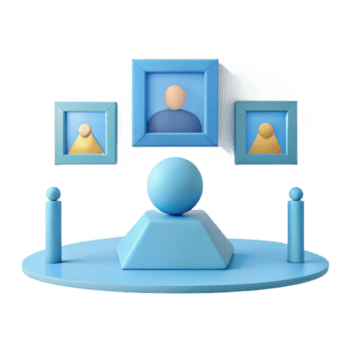 3d astratto forme con montatura e colonne png