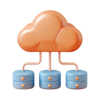 Cloud Computing Connecting to Data Storage png