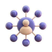 Connecting People Through a Network png