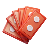 Stack of Colorful 3D Buttons with White Circles png