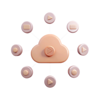 Cloud-Based Media Streaming A Central Hub for Content Distribution png
