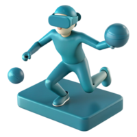 Virtual Reality Sports Immersive Gaming Experience png