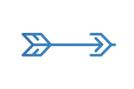 semplice blu pendenza freccia icona su trasparente sfondo, Perfetto per ragnatela disegno, app, e digitale progetti. minimalista e moderno stile. png