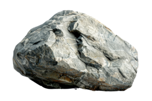 Close-up image of a large, rugged rock with a rough texture. Ideal for nature, geology, and outdoor themes in stock photo collections. png