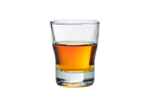 ein Nahansicht von ein Glas von Whiskey auf ein transparent Hintergrund. perfekt zum Themen verbunden zu Getränke, Riegel, oder Alkohol Verbrauch. png