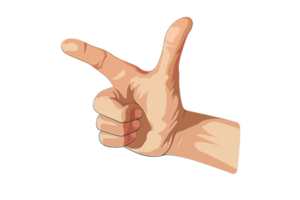 A hand pointing to the right. The hand is the only thing visible in the image png