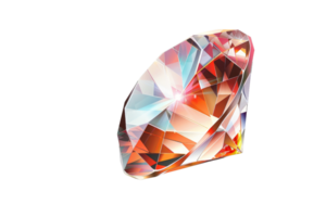 A beautifully cut, colorful gemstone reflecting light, ideal for jewelry design, luxury marketing visuals, or high-end digital projects. png