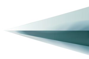 A minimalist close-up image of a modern, sleek, and sharp glass structure with clean lines, reflecting light beautifully. png