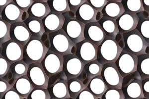 A pattern of circles and holes is shown in black and white. The circles are of varying sizes and are arranged in a way that creates a sense of depth and texture. Scene is one of mystery and intrigue png