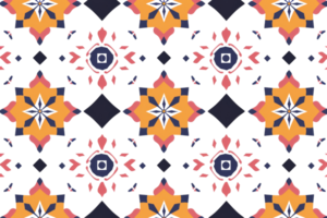 A colorful pattern of squares and circles is displayed on a white background. The design is intricate and eye-catching, with a mix of bright and muted colors. Scene is cheerful and lively png