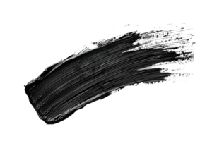 Abstract black brushstroke on a transparent background. Perfect for creative design, art projects, and graphic resources. png