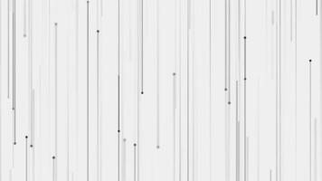 Simple grayscale animation with gently moving black and grey straight vertical lines and spheres. This abstract minimalist motion background is full HD and a seamless loop. video