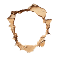 A hole in the wall with a piece of paper png