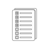 Checklist checklist icon illustration vector