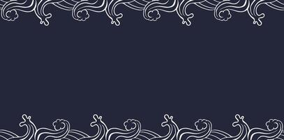 japanese wave minimalist background vector