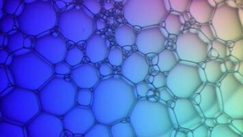 Abstract Background texture Close up Macro of Liquid bubble on gradient full colors video