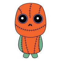Stitched Halloween created with technology vector