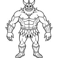 Fantasy giant monster in concept Norse Mythology vector