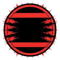 Black and red grunge texture. Scary red black vector