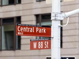 Central Park sign photo